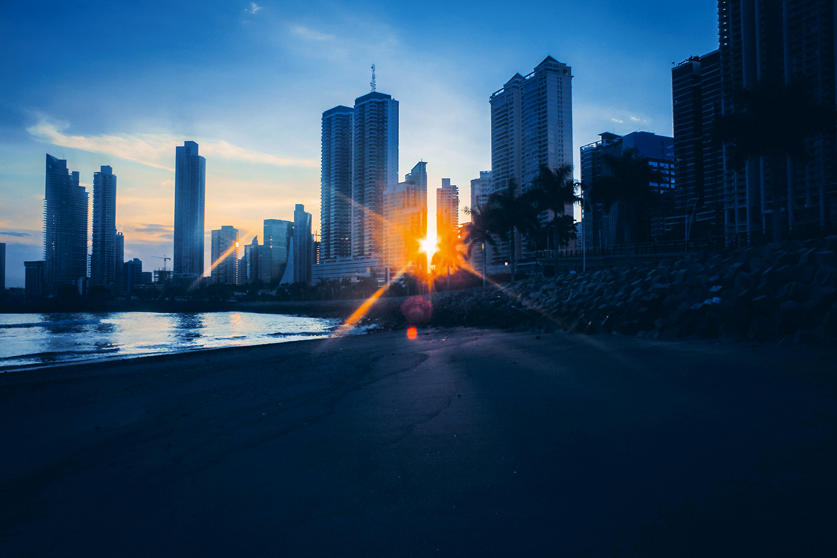 The City of Panama at Night